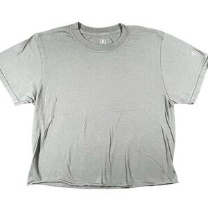 George Men's Gray Basic Crewneck T-Shirt Size Small Short Sleeve 100%‎ Cotton